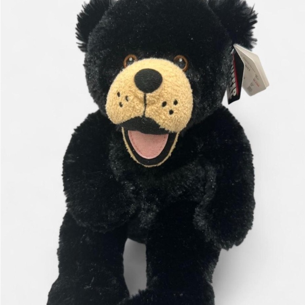 Stuffed Animal House Black Bear Plush Toy - Picture 5 of 7